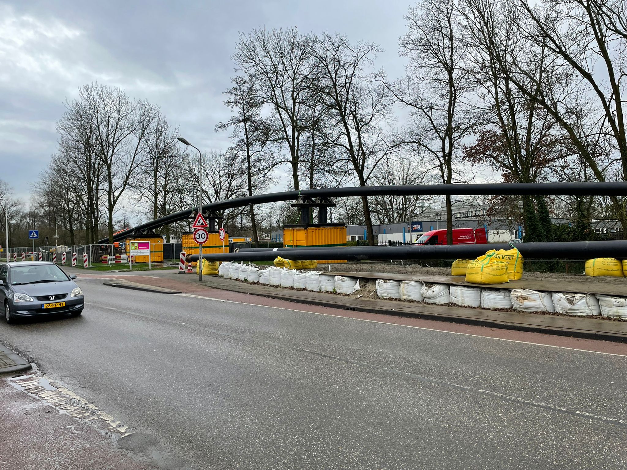 Foto van een voorbeeld van de constructie waarover er gesproken wordt bij punt 3 in de tekst over Boring 1