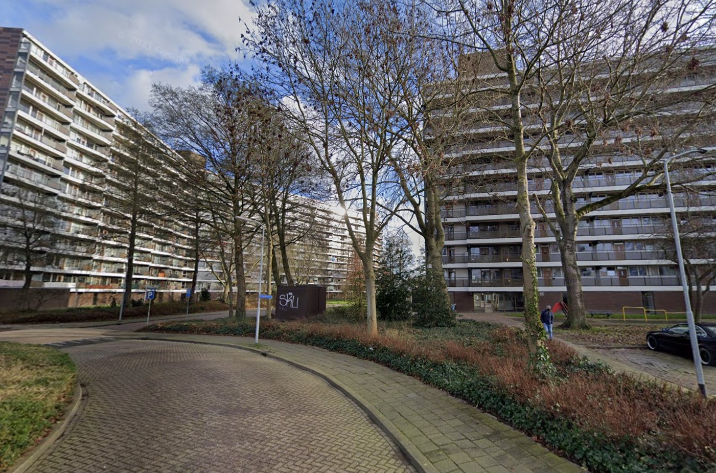 Foto van de wijk Walburg in gemeente Zwijndrecht