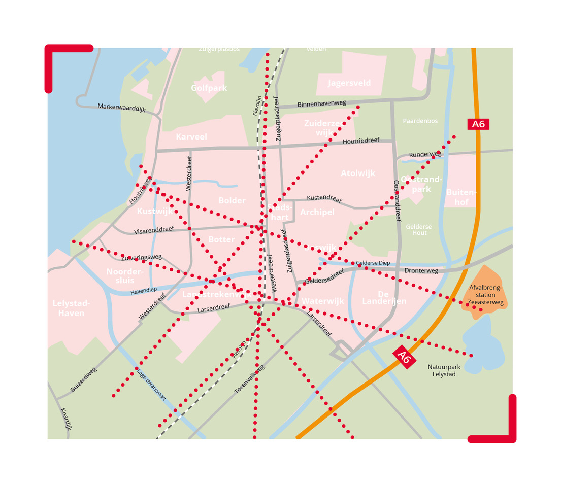 plattegrond Lelystad