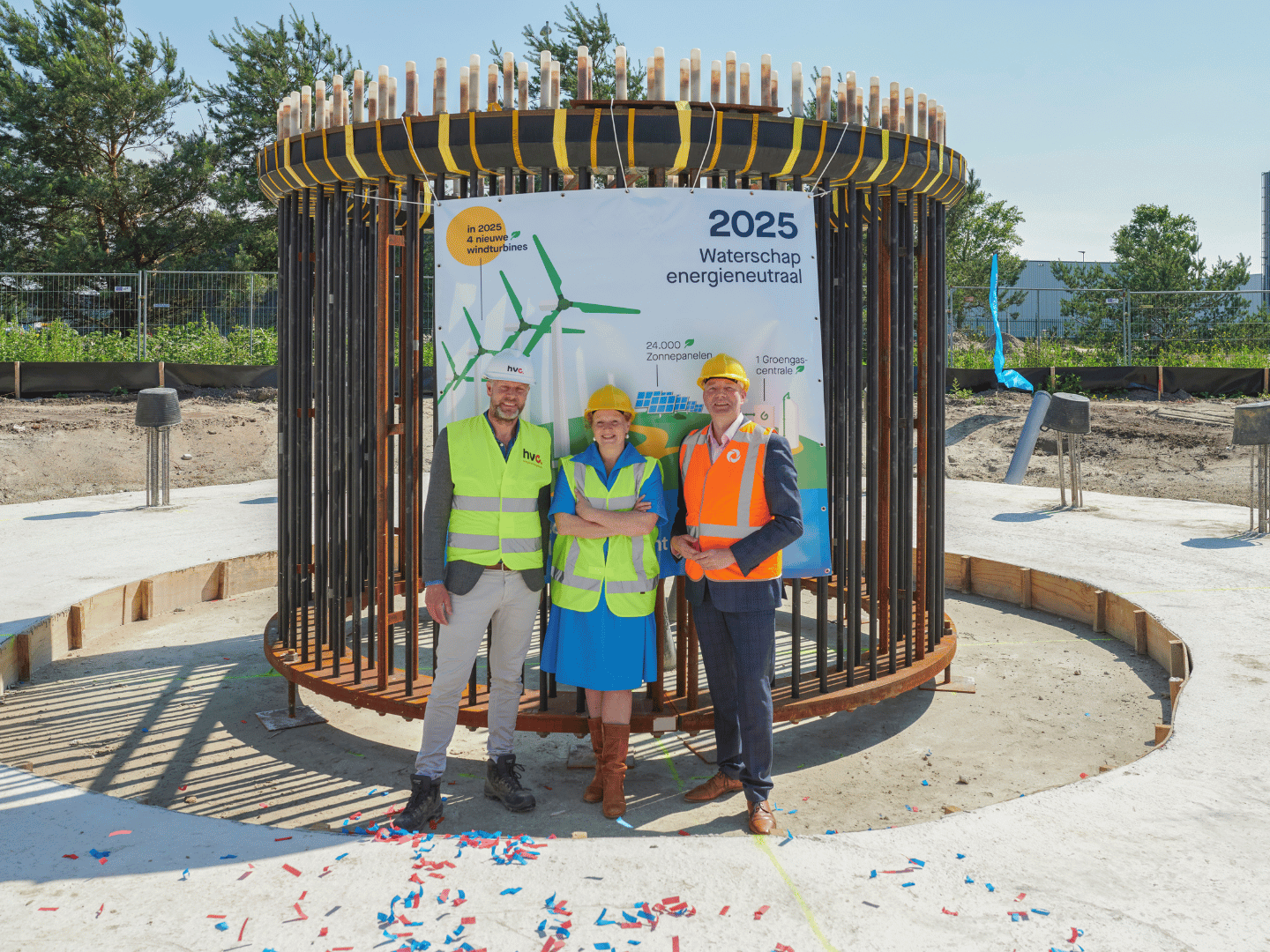 startsein bouw windturbines