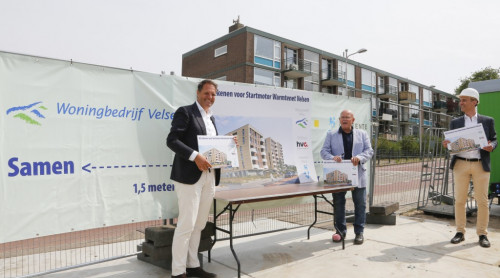 Tekenen startmotor warmtenet Velsen