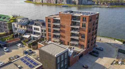 foto van de locatie op de Werf van Gips waar gewerkt wordt aan het warmtenet