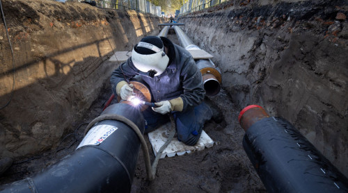 Aanleg warmte ziekenhuis Alkmaar