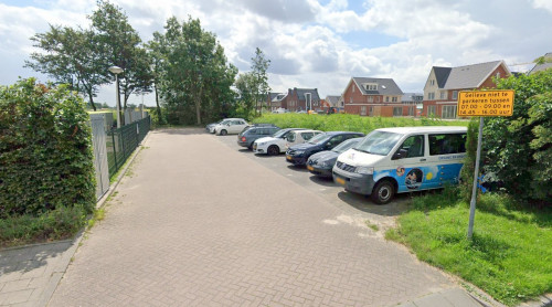 foto van de locatie van de werkzaamheden in de IJdenhoven in Hendrik-Ido-Ambacht