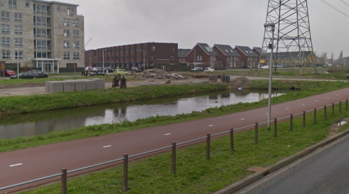 Foto van de locatie van de werkzaamheden in de Sonate in Sliedrecht