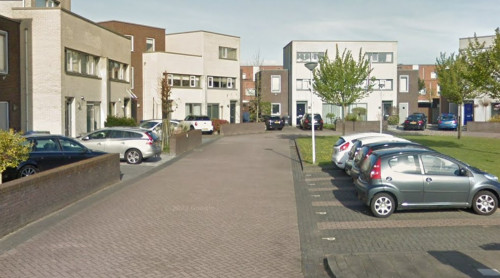 Foto van de locatie van de werkzaamheden in de Oostkil in Papendrecht.