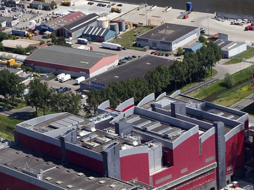 overzichtsfoto van de afvalenergiecentrale in Alkmaar