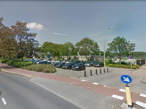 foto van de betreffende parkeerplaats aan de Thorbeckelaan