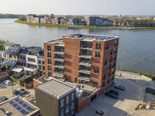 foto van de locatie op de Werf van Gips waar gewerkt wordt aan het warmtenet