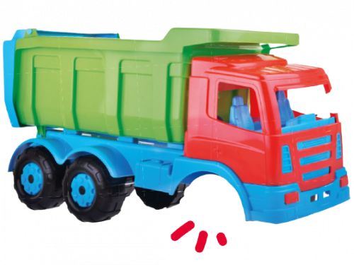 speelgoedtruck van hard plastic