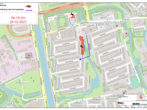Werkzaamheden Muiderwaard winkelcentrum