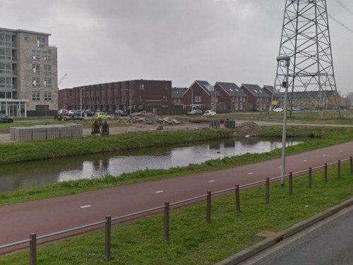 Foto van de locatie van de werkzaamheden in de Sonate in Sliedrecht