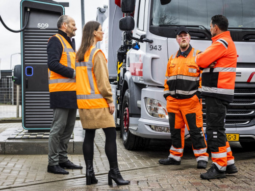 Elekrtisch laadplein HVC Dordrecht