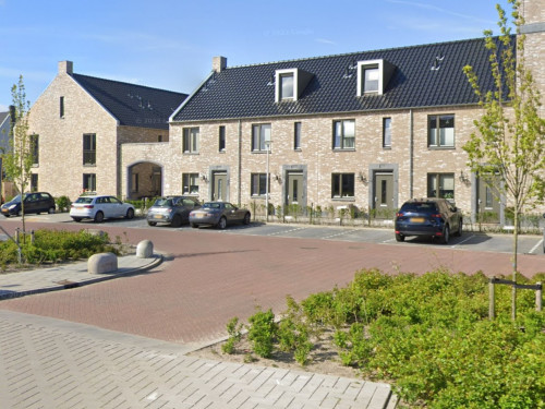 Foto van de locatie van de werkzaamheden in de Hermelijn in 's-Gravenzande