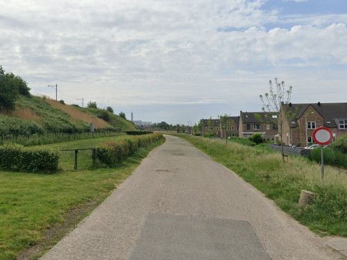 Foto van de locatie van de werkzaamheden in de Intermezzo in Sliedrecht