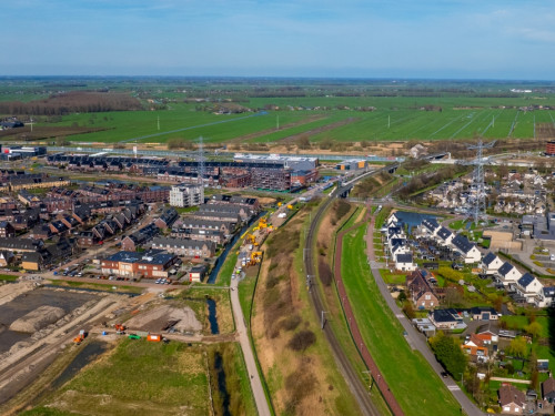 Foto van de locatie van de werkzaamheden in de Intermezzo in Sliedrecht