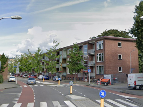 Foto van de locatie van de werkzaamheden in de Rembrandt in Sliedrecht.