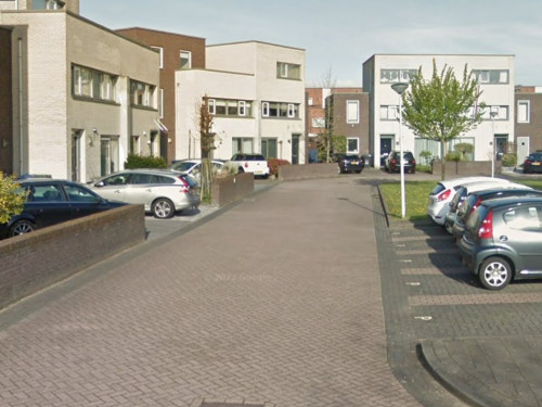 Foto van de locatie van de werkzaamheden in de Oostkil in Papendrecht.