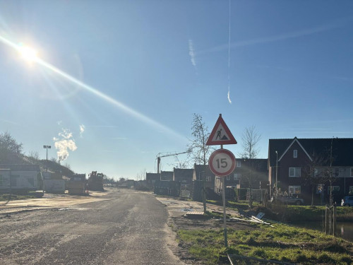 Foto van de locatie van de werkzaamheden in de Intermezzo in Sliedrecht.