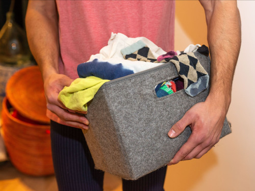 textiel uitzoeken in huis