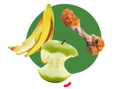 Gft en etensresten illustratie