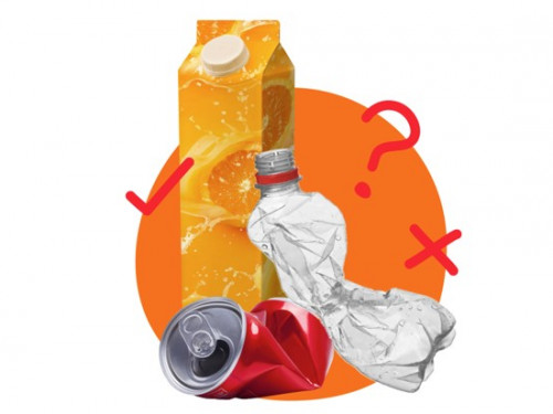Plastic, blik en drinkpakken
